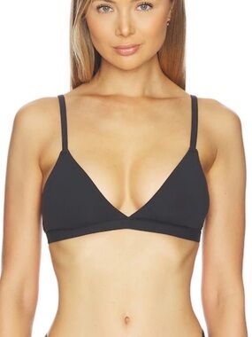 NWT Skims Fits Everybody Triangle Bralette in Onyx! Size M